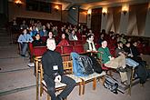 11. ledna 2009 - Workshop o molekulární evoluci (konference v Městském divadle v Českém Krumlově), foto: Jitka Augustinová