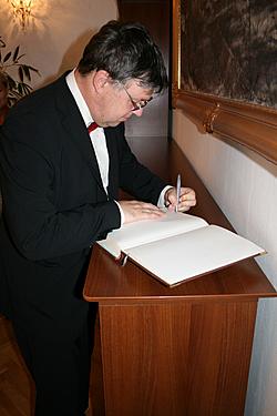 30. června 2010 - Ministr pro evropské záležitosti Juraj Chmiel v Českém Krumlově