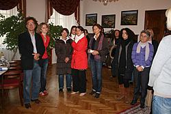 15. října 2010 - Návštěva učitelů Meersburg, San Gimignano na radnici