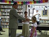6. června 2011 - Pasování prvňáčků na čtenáře (městská knihovna)
