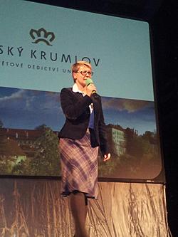 Místostarostka JItka Zikmundová - přednáška UNESCO