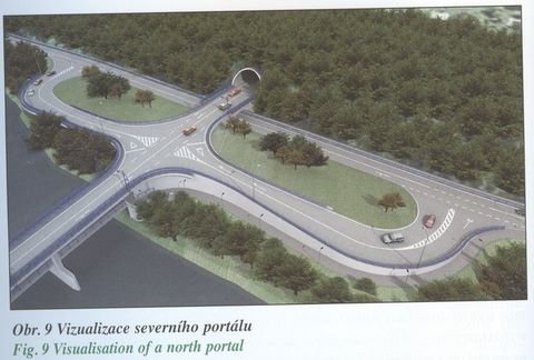 Vizualizace tunelu v Českém Krumlově