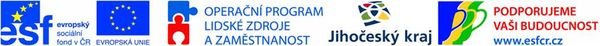Logo Operační program Lidské zdroje zaměstnanost IOP JČK