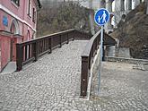 Lávka přes Vltavu u mostu Na Plášti po vydání kolaudačního souhlasu 15. listopadu 2012, zdroj: Archiv města Český Krumlov
