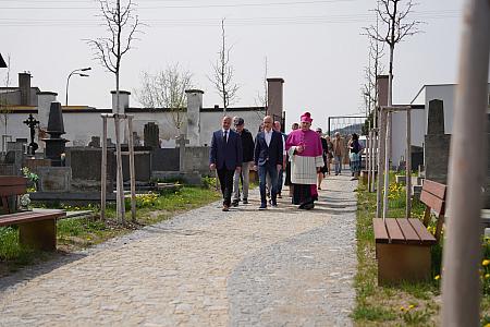 Zrekonstruovaný hřbitov v Českém Krumlově byl slavnostně otevřen a vysvěcen, zdroj: Tomáš Kasal (2/6)