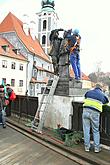 Rekonstrukce Lazebnického mostu - den 2, foto: Jitka Augustinová